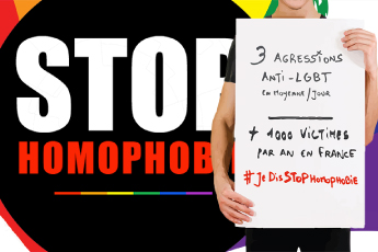 STOP HOMOPHOBIE agressions homophobes